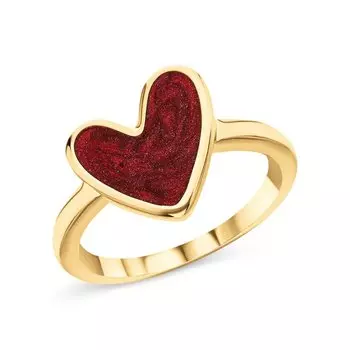 Серебряное кольцо с эмалью