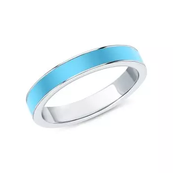 Серебряное кольцо с эмалью