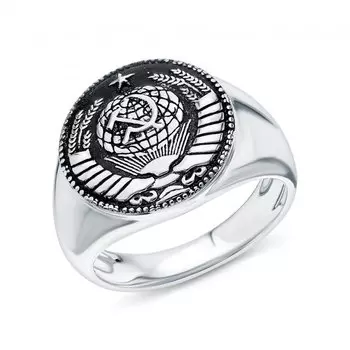 Серебряное кольцо с эмалью