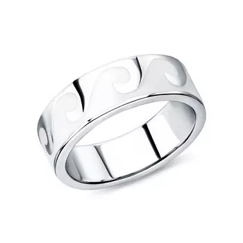 Серебряное кольцо с эмалью