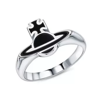 Серебряное кольцо с эмалью