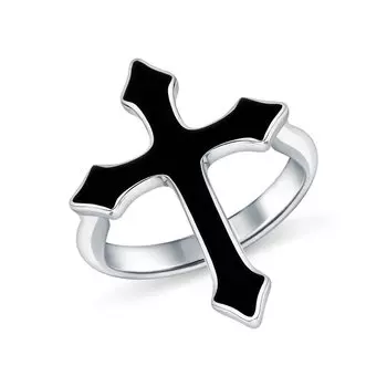 Серебряное кольцо с эмалью