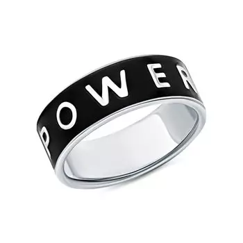 Серебряное кольцо с эмалью