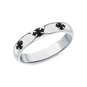 Серебряное кольцо с эмалью