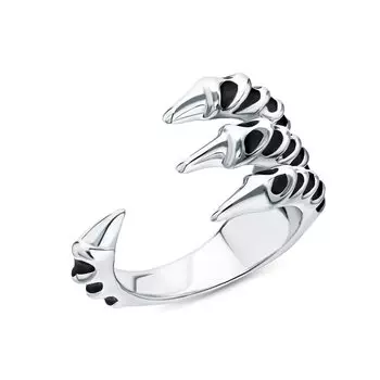 Серебряное кольцо с эмалью