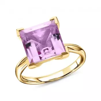 Серебряное кольцо с аметистом