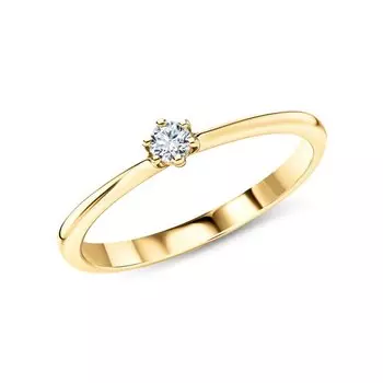 Серебряное кольцо с бриллиантами выращенными