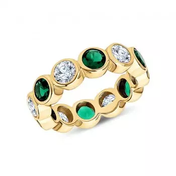 Серебряное кольцо с фианитами