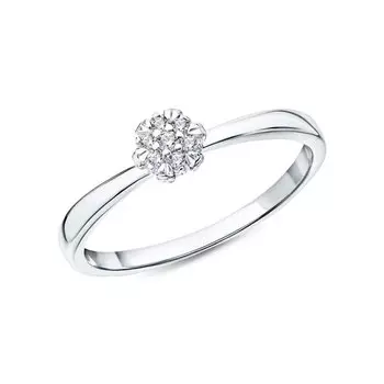 Серебряное кольцо с фианитами
