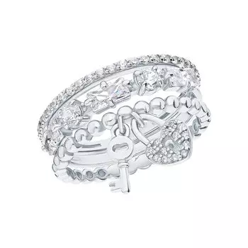 Серебряное кольцо с фианитами