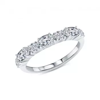 Серебряное кольцо с фианитами