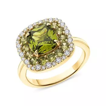 Серебряное кольцо с фианитами