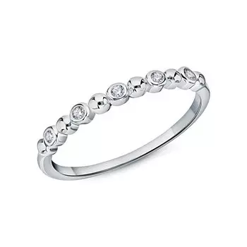 Серебряное кольцо с фианитами
