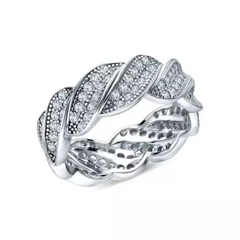 Серебряное кольцо с фианитами