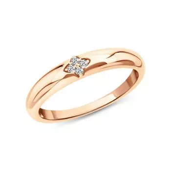 Серебряное кольцо с фианитами