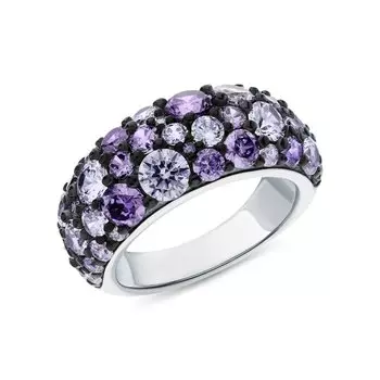 Серебряное кольцо с фианитами