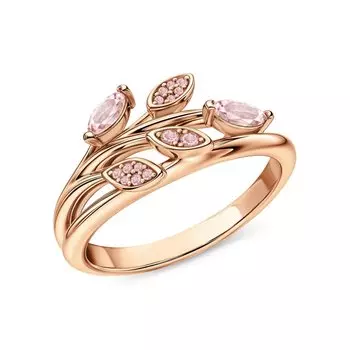 Серебряное кольцо с фианитами