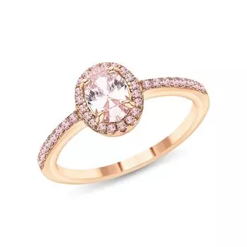 Серебряное кольцо с фианитами