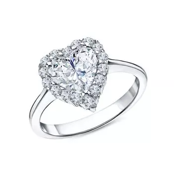 Серебряное кольцо с фианитами