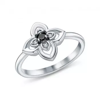 Серебряное кольцо с фианитами