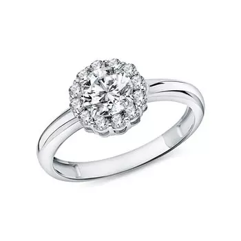 Серебряное кольцо с фианитами