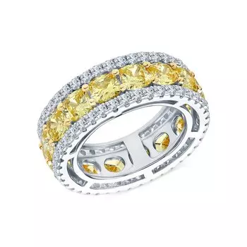 Серебряное кольцо с фианитами