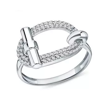 Серебряное кольцо с фианитами