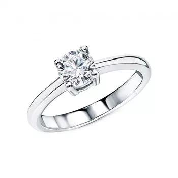 Серебряное кольцо с фианитами