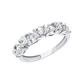 Серебряное кольцо с фианитами