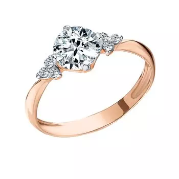 Серебряное кольцо с фианитами