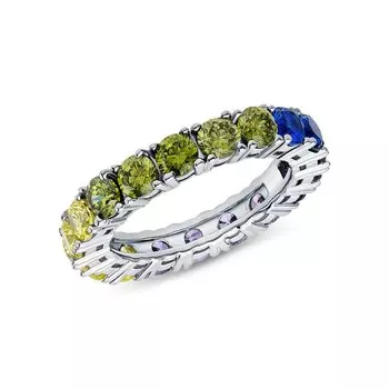 Серебряное кольцо с фианитами