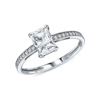 Серебряное кольцо с фианитами