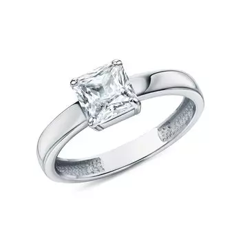 Серебряное кольцо с фианитами