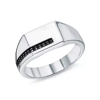 Серебряное кольцо с фианитами