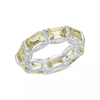 Серебряное кольцо с фианитами