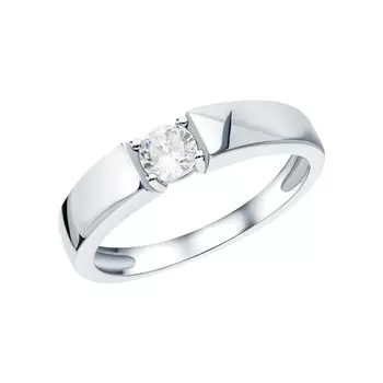 Серебряное кольцо с фианитами