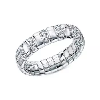 Серебряное кольцо с фианитами