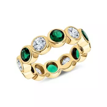 Серебряное кольцо с фианитами