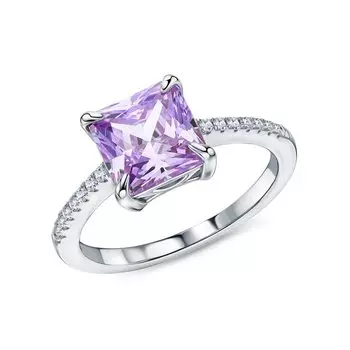 Серебряное кольцо с фианитами