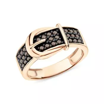 Серебряное кольцо с фианитами