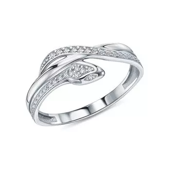 Серебряное кольцо с фианитами
