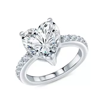 Серебряное кольцо с фианитами