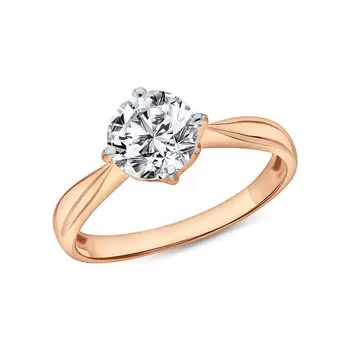 Серебряное кольцо с фианитами