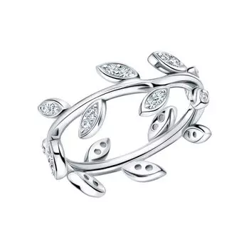 Серебряное кольцо с фианитами