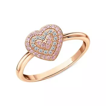 Серебряное кольцо с фианитами