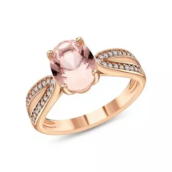 Серебряное кольцо с фианитами