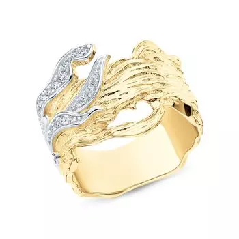 Серебряное кольцо с фианитами