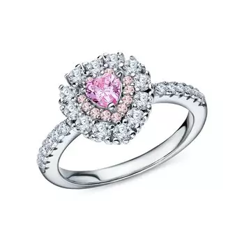 Серебряное кольцо с фианитами