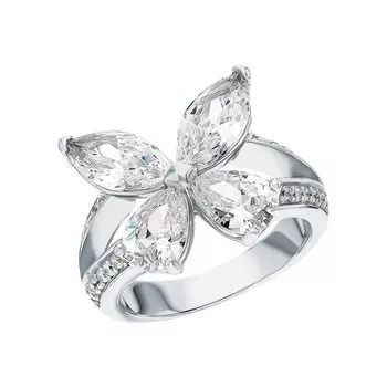 Серебряное кольцо с фианитами
