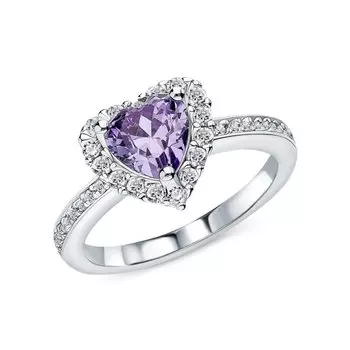 Серебряное кольцо с фианитами